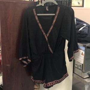 Black Forever 21 Romper
